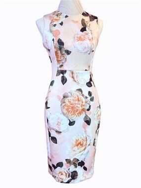 Calvin Klein floral midi sleeveless dress Women’s size 2 | xx1